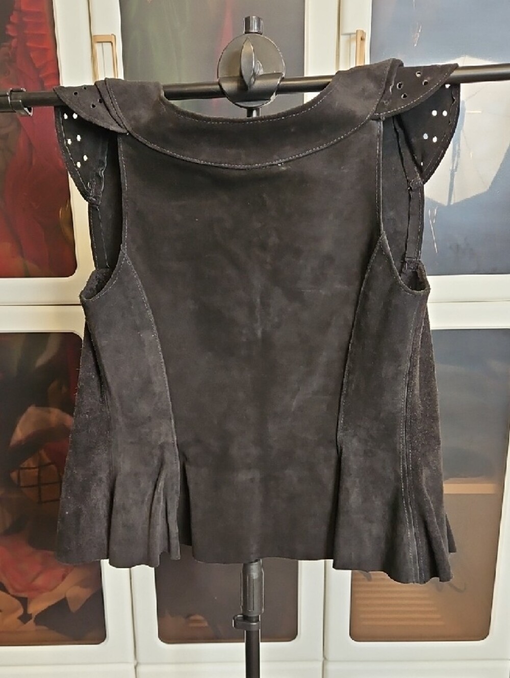 Leather Corset Vest - Picture 2 of 13